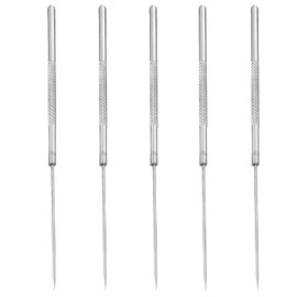 Fyearfly 5pcs Dissection Needles, Stainless Steel Dissecting Needle with Straight Tip Biology Experiment Equipment Micro Fine Precision Probe Teasing Needles