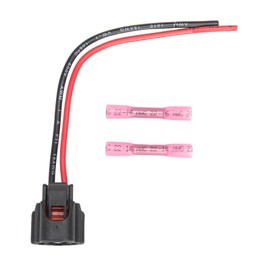 HCPAUELP 5019925AA 88953267 2-Pin Alternator Connector Plug Pigtail, Compatible with 2002-2004 Chrysler 300M, 2003-2008 PT Cruiser, 2006-2007 Dodge Charger, 1999-2009 Ram 1500/2500/3500