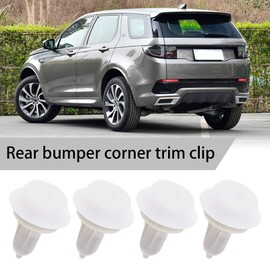 OTOTEC 30pcs DYC10031L Plastic Automobile Car Rear Bumper Corner Cover Trim Clip Rivet Fastener Compatible with Land Rover Discovery MK2 1998-2004 White Grey