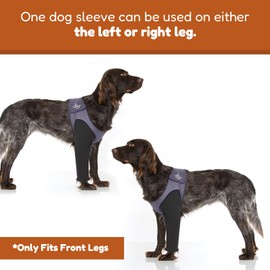 Doggie Stylz Dog Recovery Sleeve Waterproof & Durable Anti-Lick Dog Leg Sleeve Cone Collar Alternative for Pet Wounds – Prevent Licking, Biting & Keep Dry – Front Leg Recovery Sleeve - Hot Spot Wrap