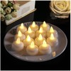 Gouccpu Water Activated Tea Lights, Waterproof Flameless Tea Lights, 12
