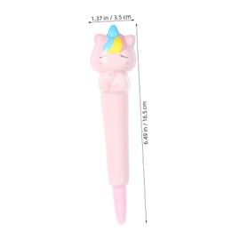 TEHAUX Cute Ergonomic Cartoon Writing Pens for Supplies with Smooth Ink Flow for Students and Teachers Comfortable Grip for Long Writing Sessions