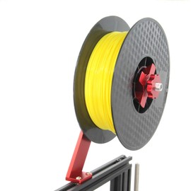 Zeberoxyz 3D Printer Filament Rotate Spool Holder Filament Mount Rack Bracket Used for TPU/PLA/ABS/Nylon/Wood for 3D Printer CR-10 (Rotate Spool)