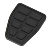 3pcs Clutch Brake Accelerator Pedal Pad Kit Rubber Black Flexible