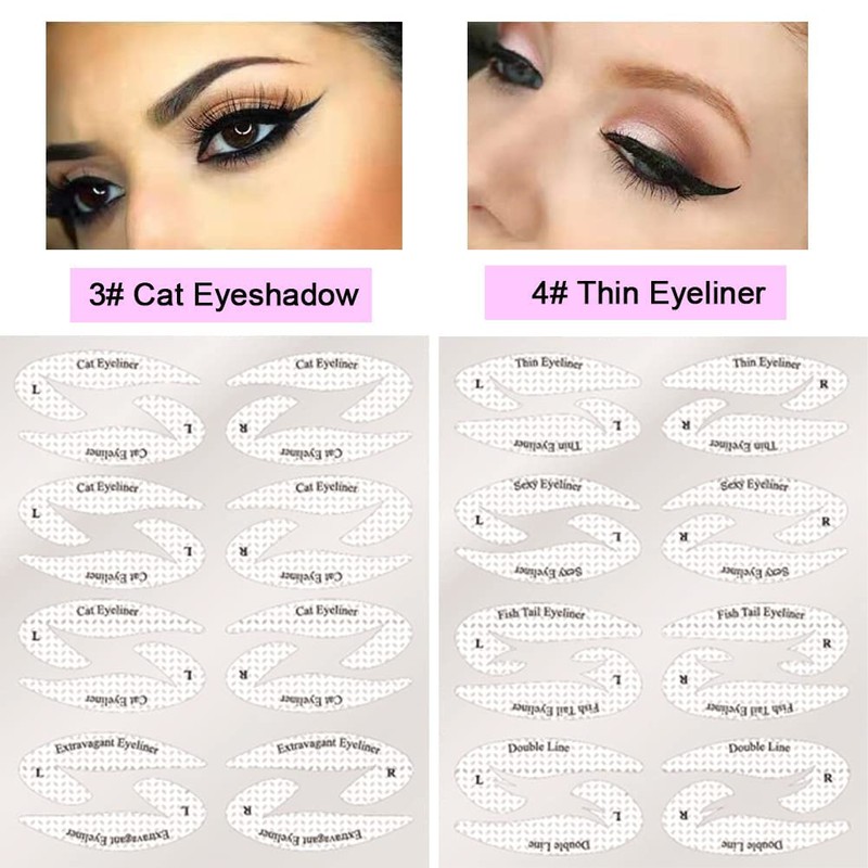 Eyeliner Stencil Eyeshadow Stencil, Eyeliner Stencil Sticker & Eyeshadow Stencils