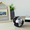 balvi Globus Magic Schwarz 360º drehbar PS-Kunststoff 14cm