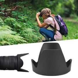 Camera Lens Hoods, HB-50 Quality ABS Lens Hood Shade for Nikon AF-S 28-300mm F3.5-5.6G ED VR, and 18-300mm Lens.