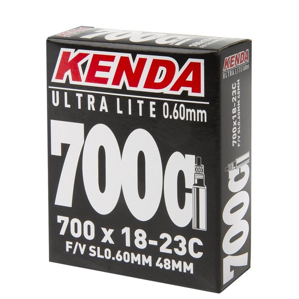 Kenda Ultra LITE 0.60mm 700 x 18-23C Road Bike Inner Tube F/V 48mm Long Presta