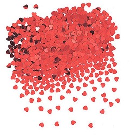Heart Foil Confetti - 0.5 Oz, Red, 1 Pc