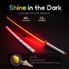 RENGENG Light Up Rengoku Sword, 40 Inches Rechargeable Plastic Anime