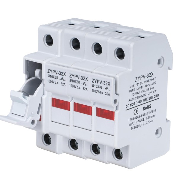 Jadeshay Fuse Holder, Pack of 4 Solar PV Fuse Holder