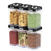 DWËLLZA KITCHEN Airtight Food Storage Containers with Lids – 6