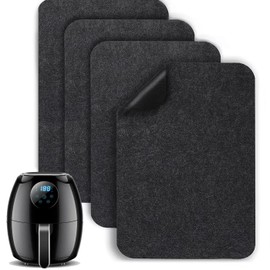 Heat Resistant Silicone Mats for Kitchen Appliances - Set of 4