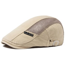 JAOAJ Mens Flat Cap Cotton Newsboy Cap Vintage Style Ivy Hat Beret Hat,Gatsby Driving Cap for Men