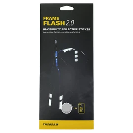 The Beam Bicycle Reflective Sticker [FRAME FLASH 2.0] Frame Silver Small