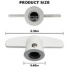 VIDABTE 3/8" Butterfly Wing Nut T-Handle for Pella Window Crank,