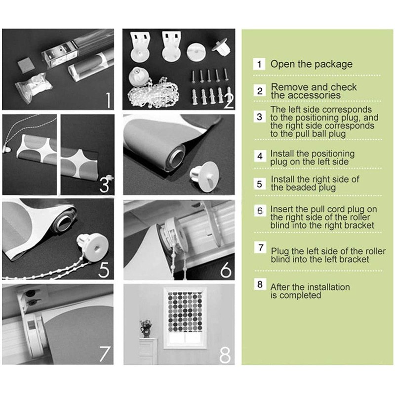 LERANXIN Roller Blind Holder 35 mm, Roller Blind Replacement Parts