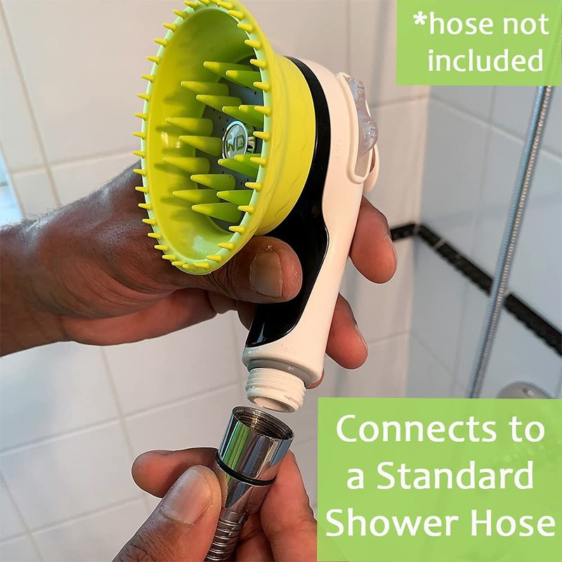 WD Handheld Shower Brush with On/Off Switch | Shield Water