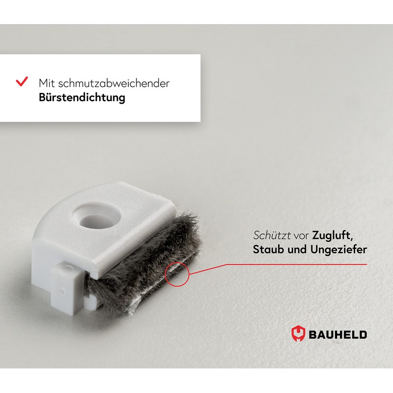 BAUHELD® Roller Shutter Belt Guide Surface-Mounted [Pack of 5] –