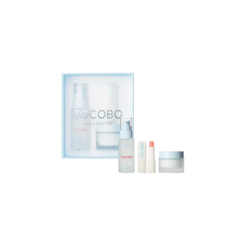 TOCOBO Glow & Moist Trio Set Kit de Cuidado Facial