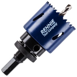 46mm Hole Saw Bi-Metal With Arbor And Pilot Drill For Drilling/Cutting Wood, Plastic, Metal Sheet, Stainless Steel, Pipes, Drywall, Circular Holesaw Set M35 5% Cobalt Bi Metal Hole Cutter