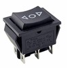 Rocker Switch, On/Off/On, Installation Opening Approx. 28.5 x 21.5 mm,