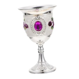 Ciieeo Retro European Style Wine Goblet Vintage Drinking Cup for Home Bar Smooth Surface Wine More Creative Decorative Effect