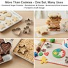 LUBTOSMN Large Number Cookie Cutter Set with Word-10 Piece-Diswasher Safe-#1#2#3#4#5#6#7#8#9#10