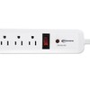 Innovera IVR71652 Surge Protector, 6 Outlets, 4' Cord, 540 J,