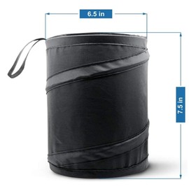 Bote de Basura para Auto, Cubo de Basura Plegable para el Coche con Cordón y Velcro, Cubo de Basura Multifuncional de Coche para Modelos de Automóviles