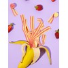 By The Cup Sour Power Strawberry Banana Sour Belts, 1