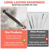 Stainless Steel Pottery Trimming Tools for Clay and Ceramic Trim,