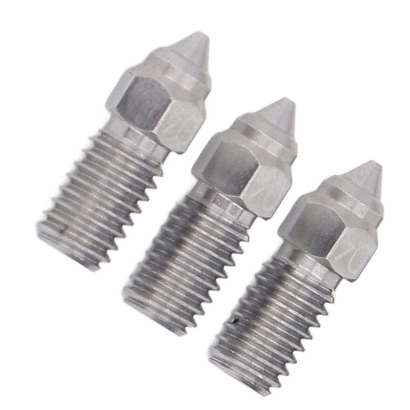 0.4mm Nozzles Kit High Flow High Temp Resistant Stainless Steel