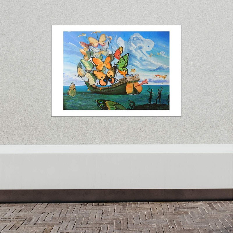 Spiffing Prints Salvador Dali - Butterfly Sails - Small -