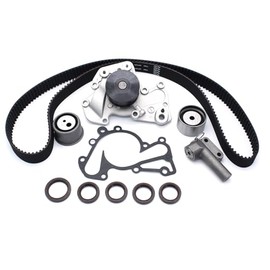 INGKAN G6BA 2.7L Engine Timing Belt Water Pump Kit Fits for Hyundai Santa Fe 01-06/ Sonata 99-05/ Tiburon 03-08/ Tucson 05-09, Kia Optima 01-06/ Sportage 05-10 2.7L V6 G6BW Engine OE TB335LK1