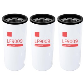 LF9009 Oil/Lube Filter Compatible With Cummins ISC 8.3L ISL/QSL 9.0L ISM N14 M11 Diesel Engines.Replaces Cummins 3401544 XLF75000 (3 Pack)