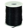 TONIFUL 2mm x 110 Yards Black Nylon Cord Satin String