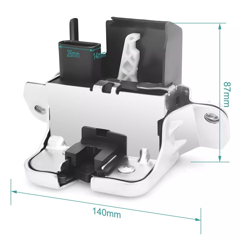 Bohaner Tailgate Lock, Boot Lock, 7P0827505N 7P0827505G, Boot Locking Boot