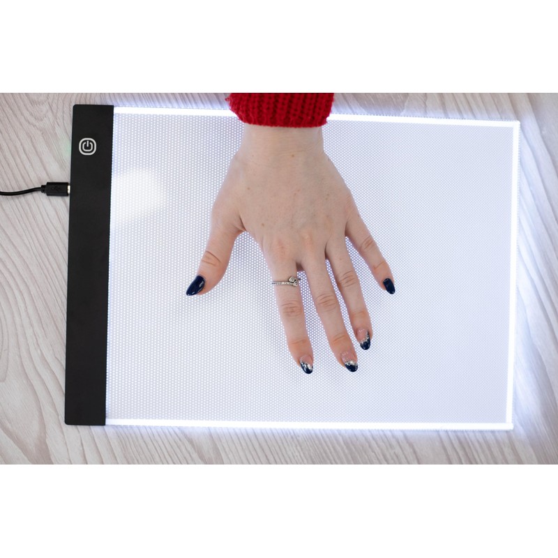 Crafter's Companion A4 LED Light Pad - Adjustable 3-Level Brightness