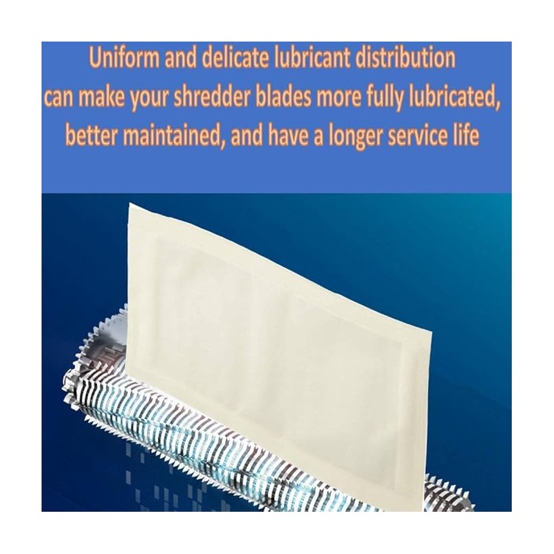 Shredder Lubricant Sheets – 20/25/30 Pack Options – Wax‑Based Sharpening
