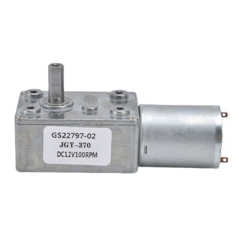 DC12V Geared Motor Turbo Worm Reduction Machinery Transmission Parts with