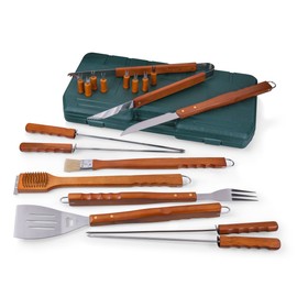 ONIVA - A Picnic Time Brand 18-Piece BBQ Grill Set, Green