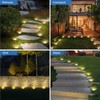 Peasur 2 Pack Solar Lights Outdoor Garden, Solar Ground Light,