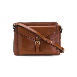 Patricia Nash Avellino Leather Crossbody Bag (Tan/Tan)