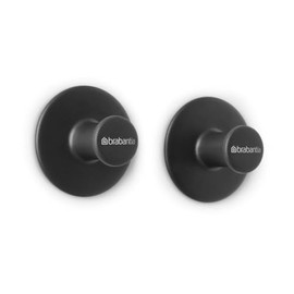 Brabantia Towel Hooks Black