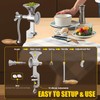 CGOLDENWALL Manual Grain Mill Stainless Steel Grinder Hand-operated Coffee Grinder