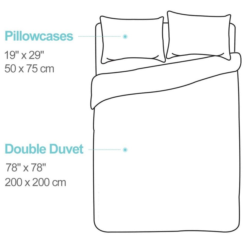 Lekesky Duvet Cover Double Size, Comforter Covers with Chic Triangle