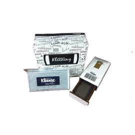 Discreet Hidden Safes by Top Secret - 2 Pack Small & Pocket Size - Disposable Tissues look alike - Made of Wood