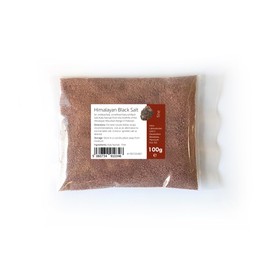 Intralabs - Black Himalayan Salt 100g - Pure & Naturally Organic Food Grade Kala Namak Fine