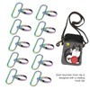 10PCS Keychain Hook 360° Rotation Fine Workmanship Alloy Materials Light